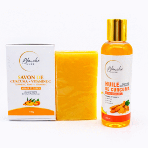 Duo Curcuma Blanche Luxe – Nettoyage, Réparation & Éclat Intense